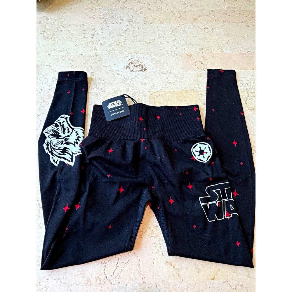Darc Sport Women's Star Wars Power Everson Scrunch Ankle Leggings S Black/Red